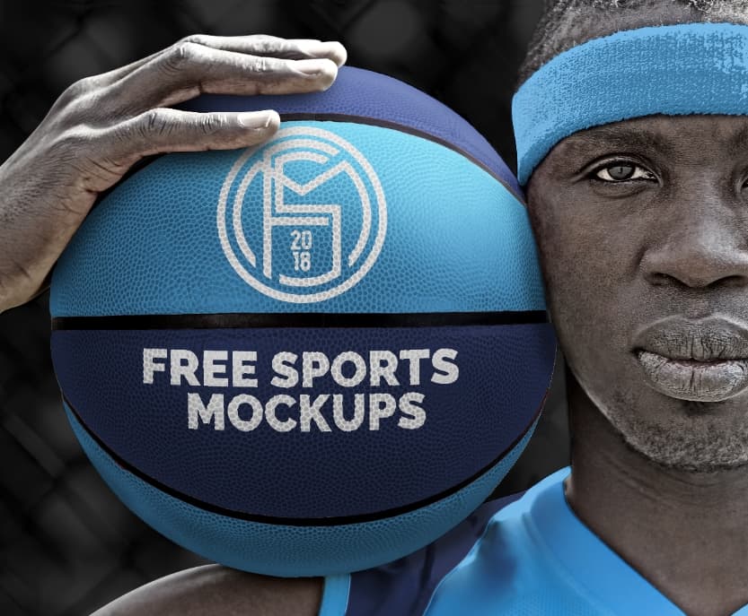 Download Free Basketball Ball Player Mockup | Mockup Index