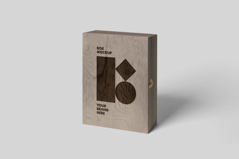 Download Wood Box Mockup Free Download | Mockup Index